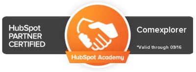 Badge de la HubSpot Academy de l'agence ComExplorer