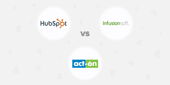 Comparatif logiciel : HubSpot vs Act-On vs Infusionsoft