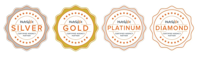 Chez HubSpot, les agences ont 4 niveaux de récompenses